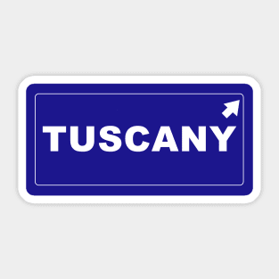 Let`s go to Tuscany! Sticker